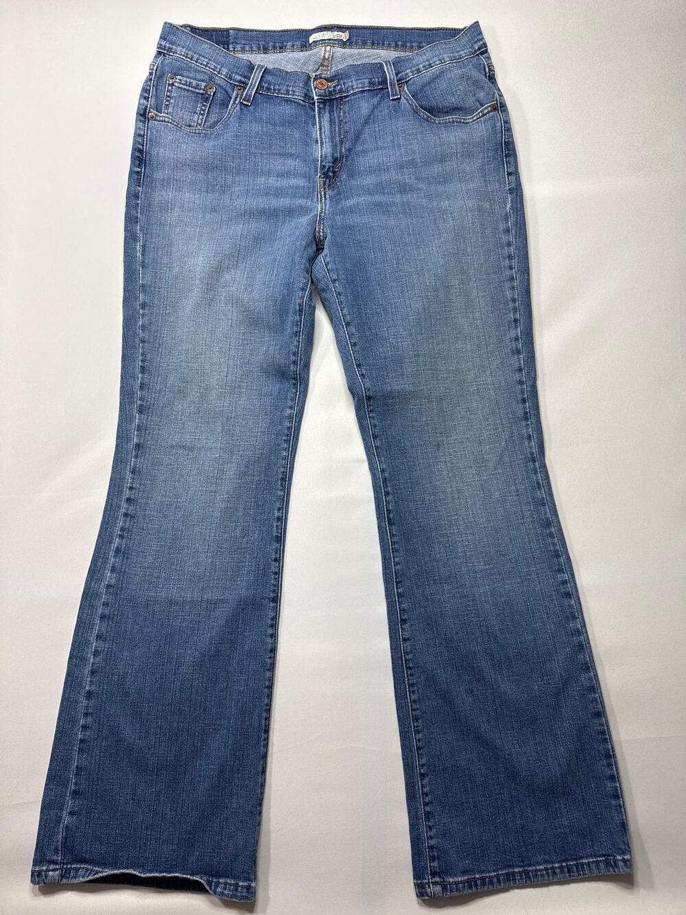 Levi's 529 Women's Curvy Bootcut Blue Jeans - Size 16M (34x31)